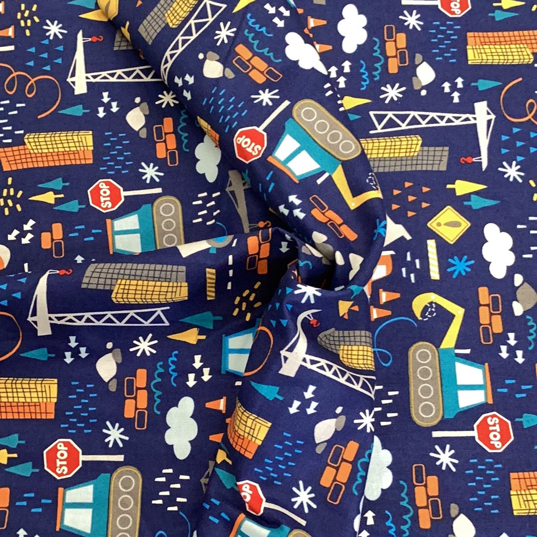 Under Construction - Worksite (Blue) | Nutex - 1/2 metre