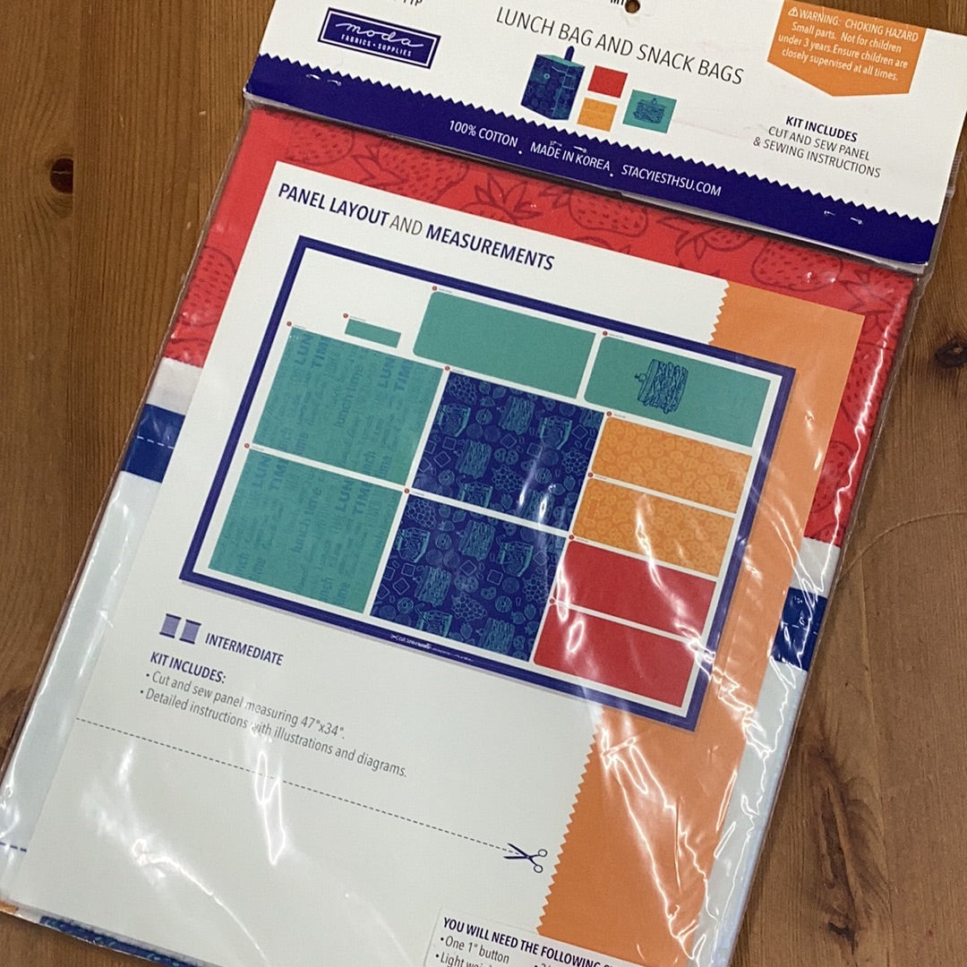 Lunch Bags and Snack Packs | Cut Sew Create for Moda