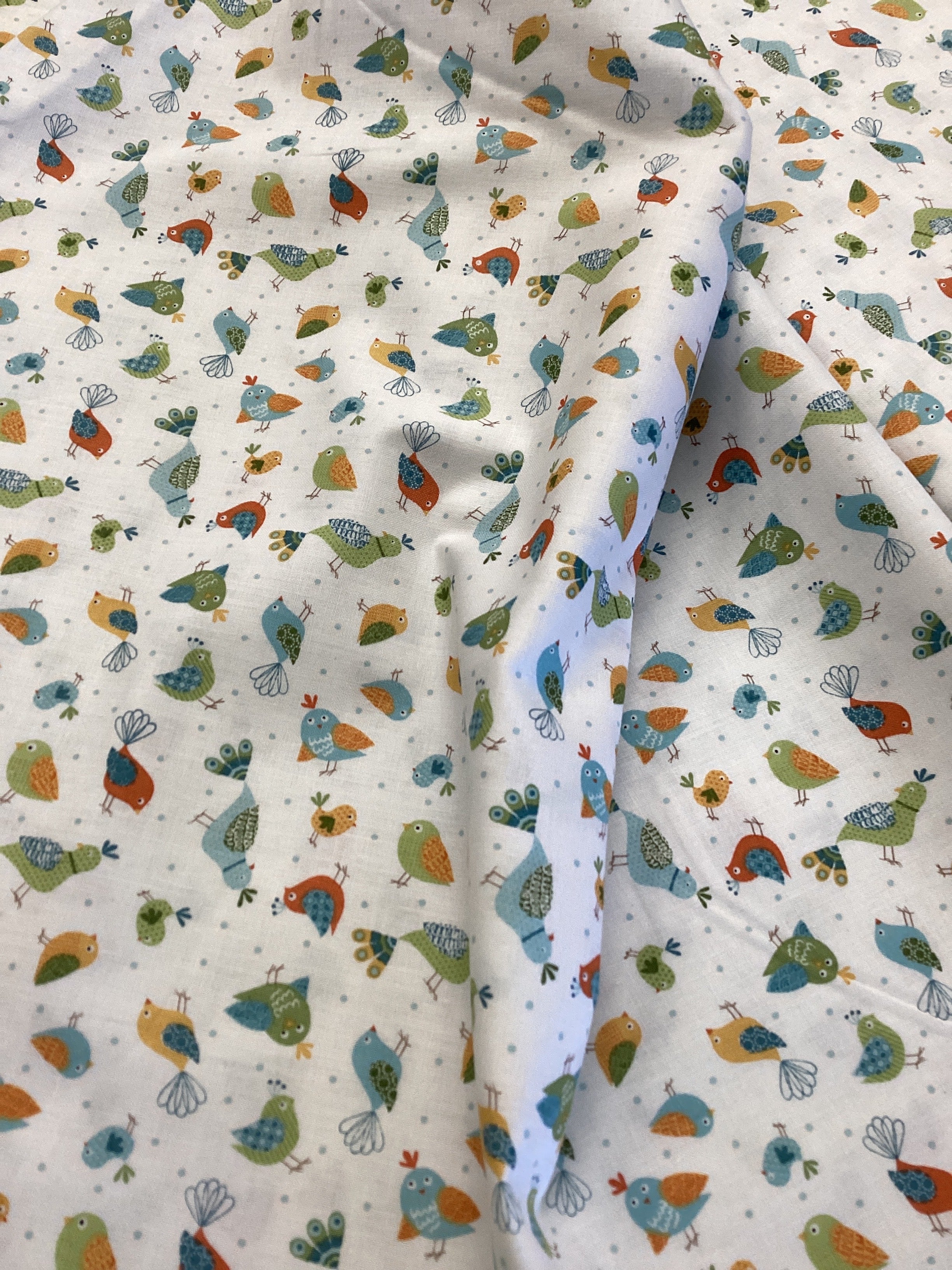 1204 Jungle Birds The Henley Studio | Makower UK - 1/2 metre