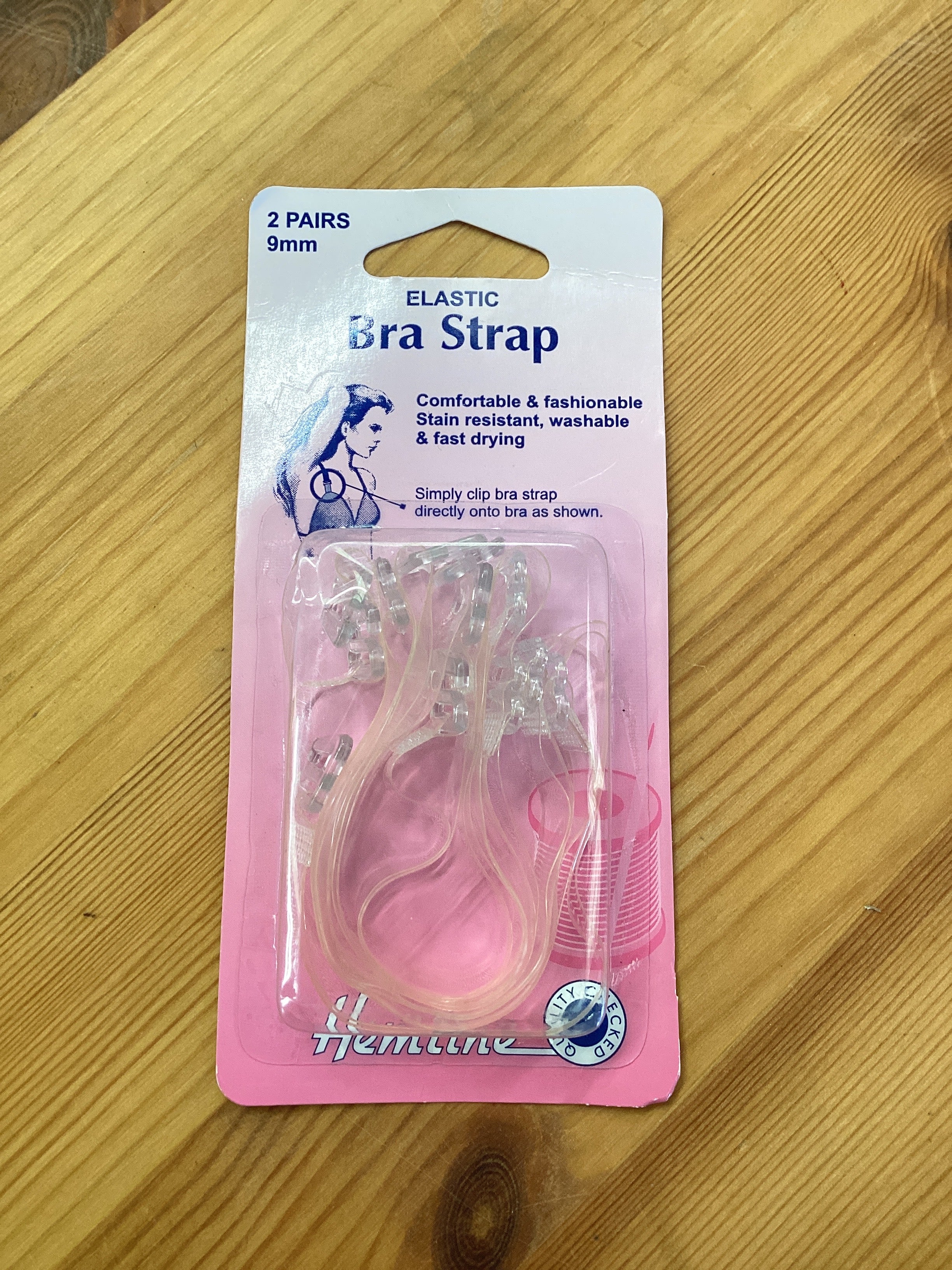 transparent Bra Straps 2pk Clear