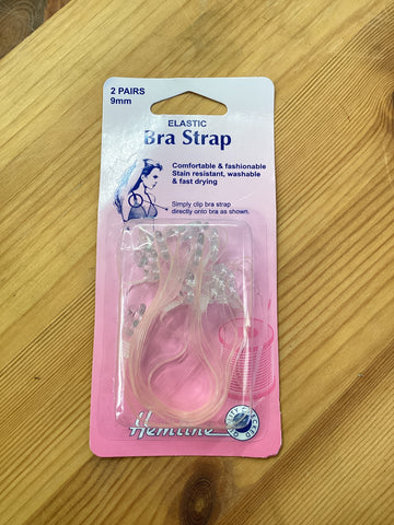 transparent Bra Straps 2pk Clear
