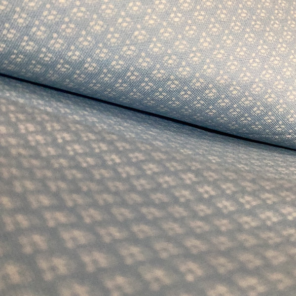 Blue Indigo Cotton Fabric | Andover Pattern 9743 - 1/2 metre – Fabric ...