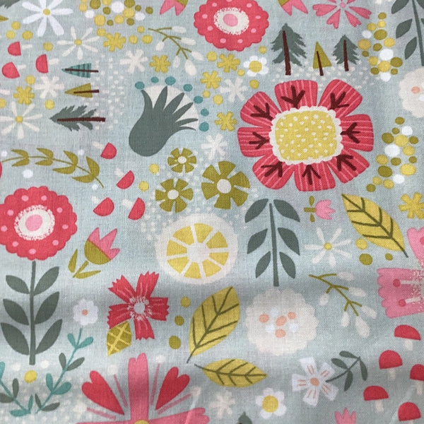 Goldilocks C5711 Teal -Riley Blake- DA23 - 1/2 Metre