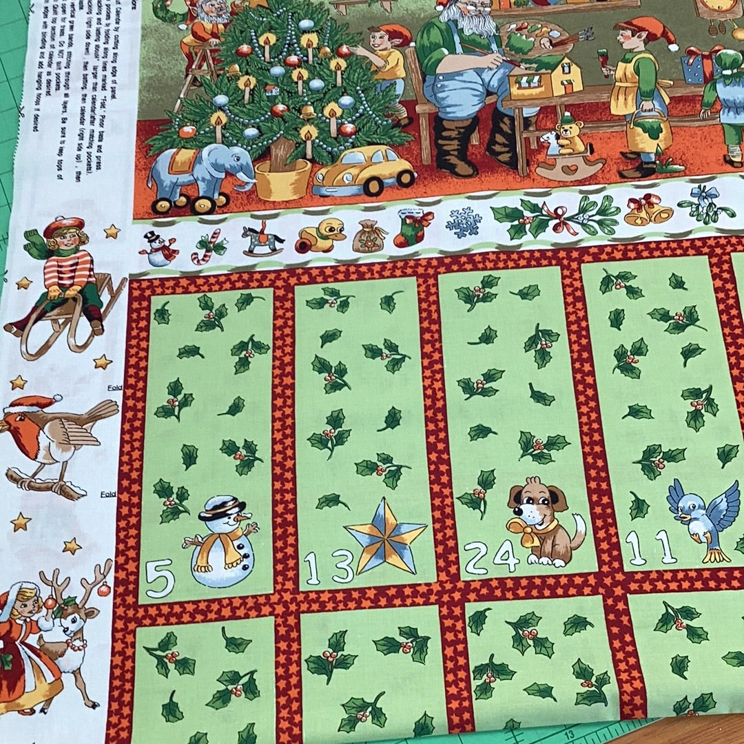 XP067 Advent Calendar 81150-1 Christmas Panel | Nutex