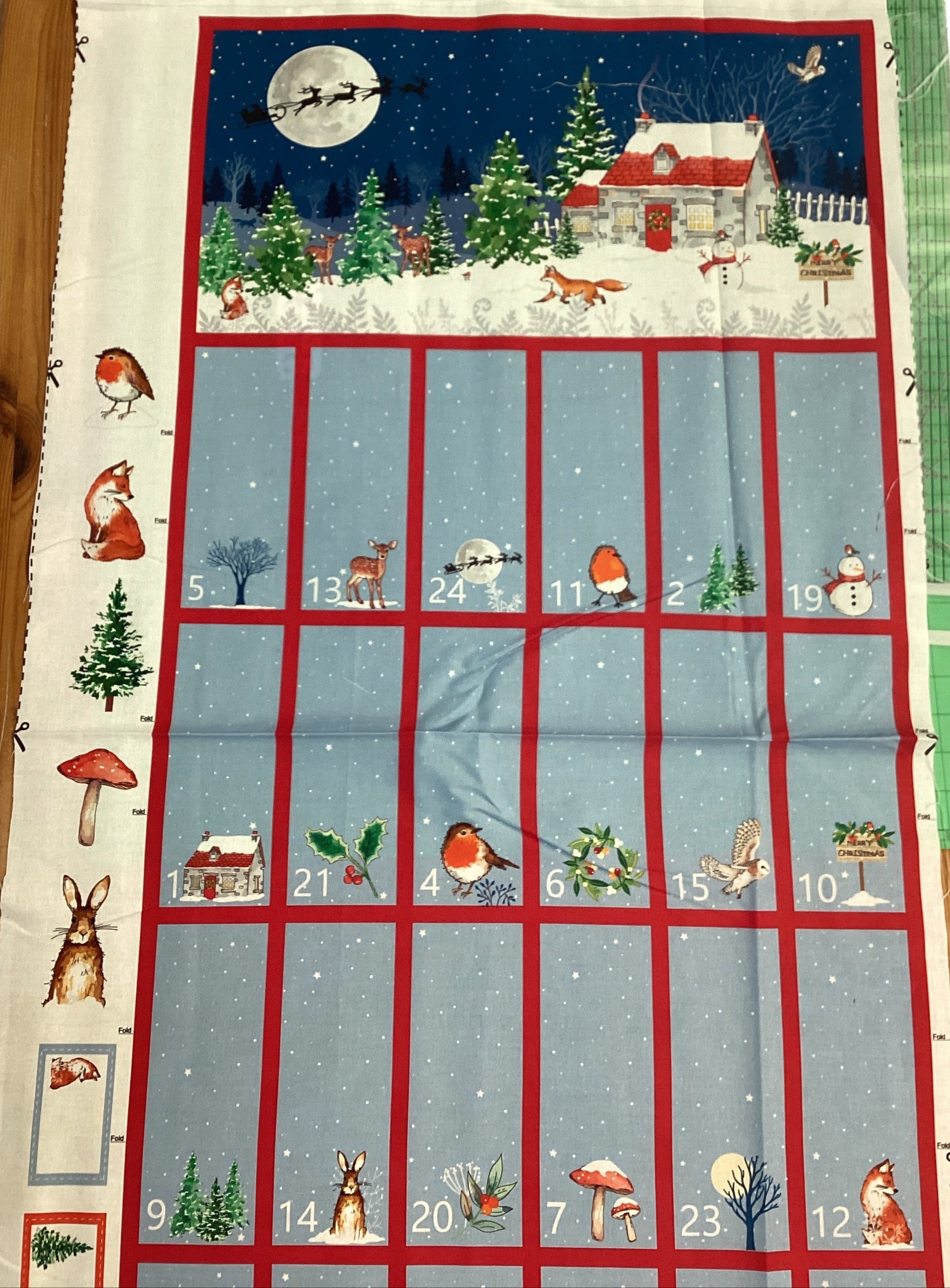 XP057 Christmas Eve Advent Panel 81770 | Nutex