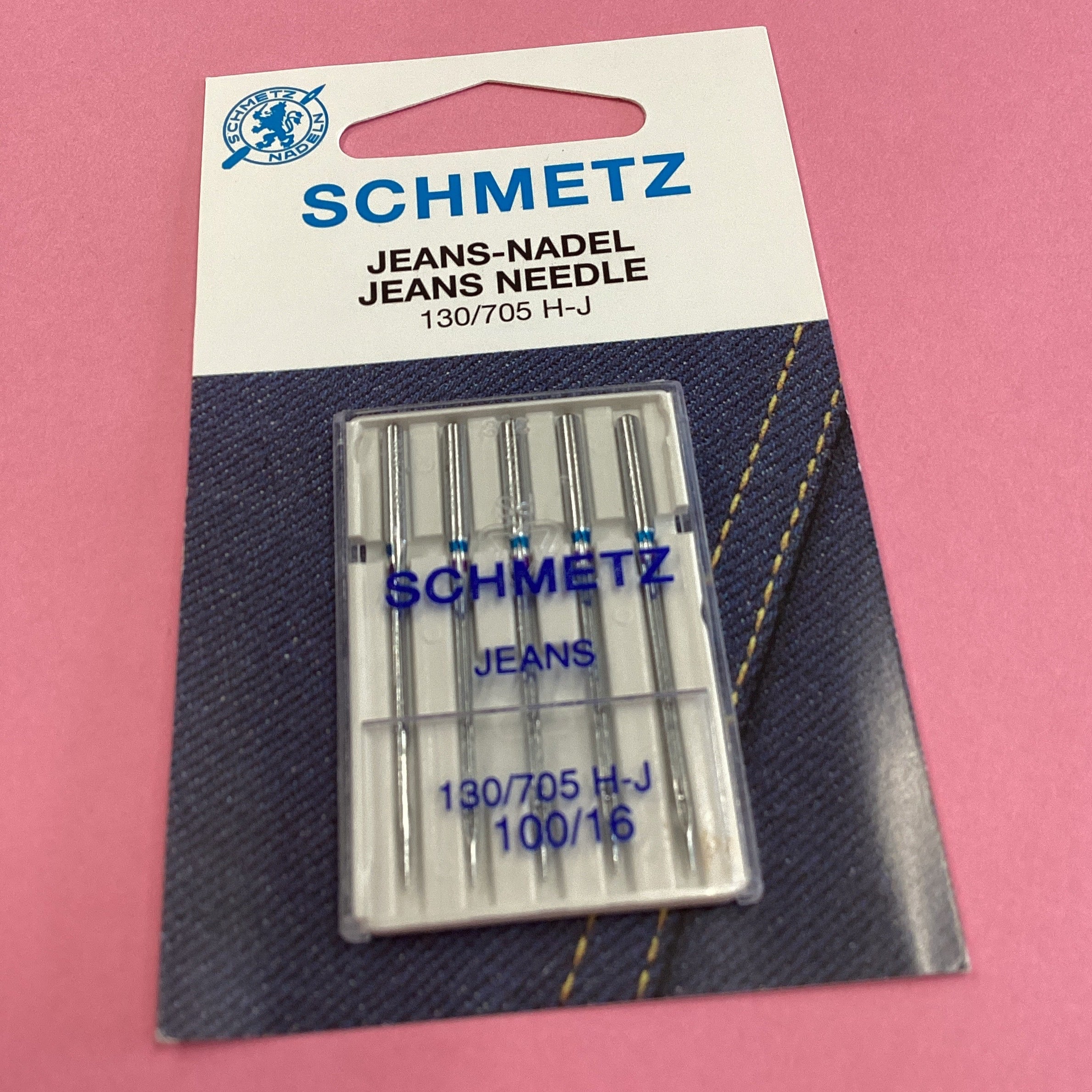 Schmetz Jeans Needle 130/705 H-J Size 100/16