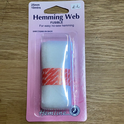 Hemming Web -Fusible 25mm by 10mtrs