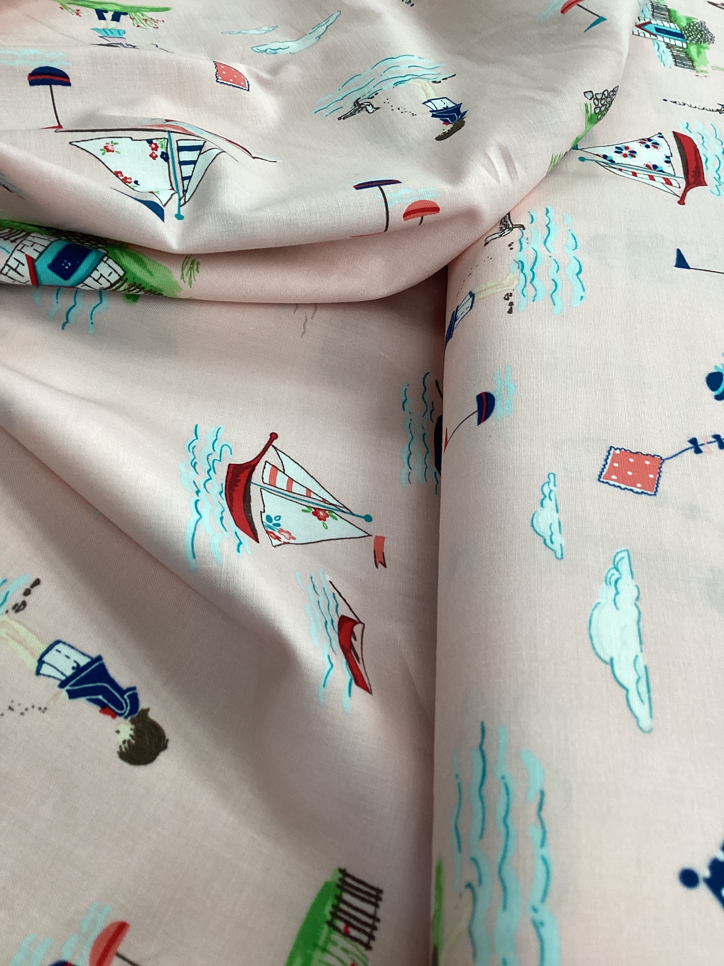 Seaside C7230 Pink by Tasha Noel | Riley Blake - 1/2 Metre