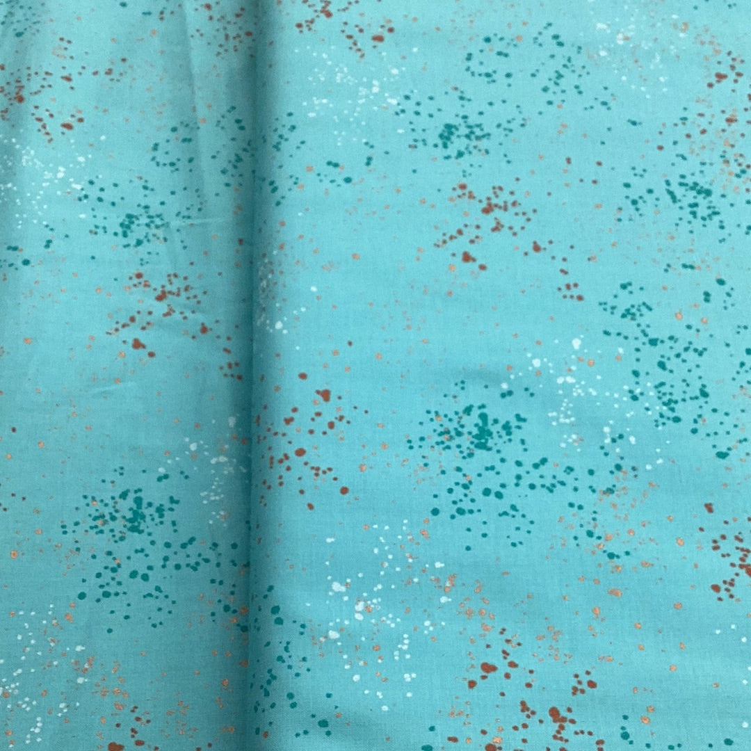 Ruby Star Society -Speckled- Rashida Coleman Hale RS5027 72M | Metallic Turquoise - 1/2 metre