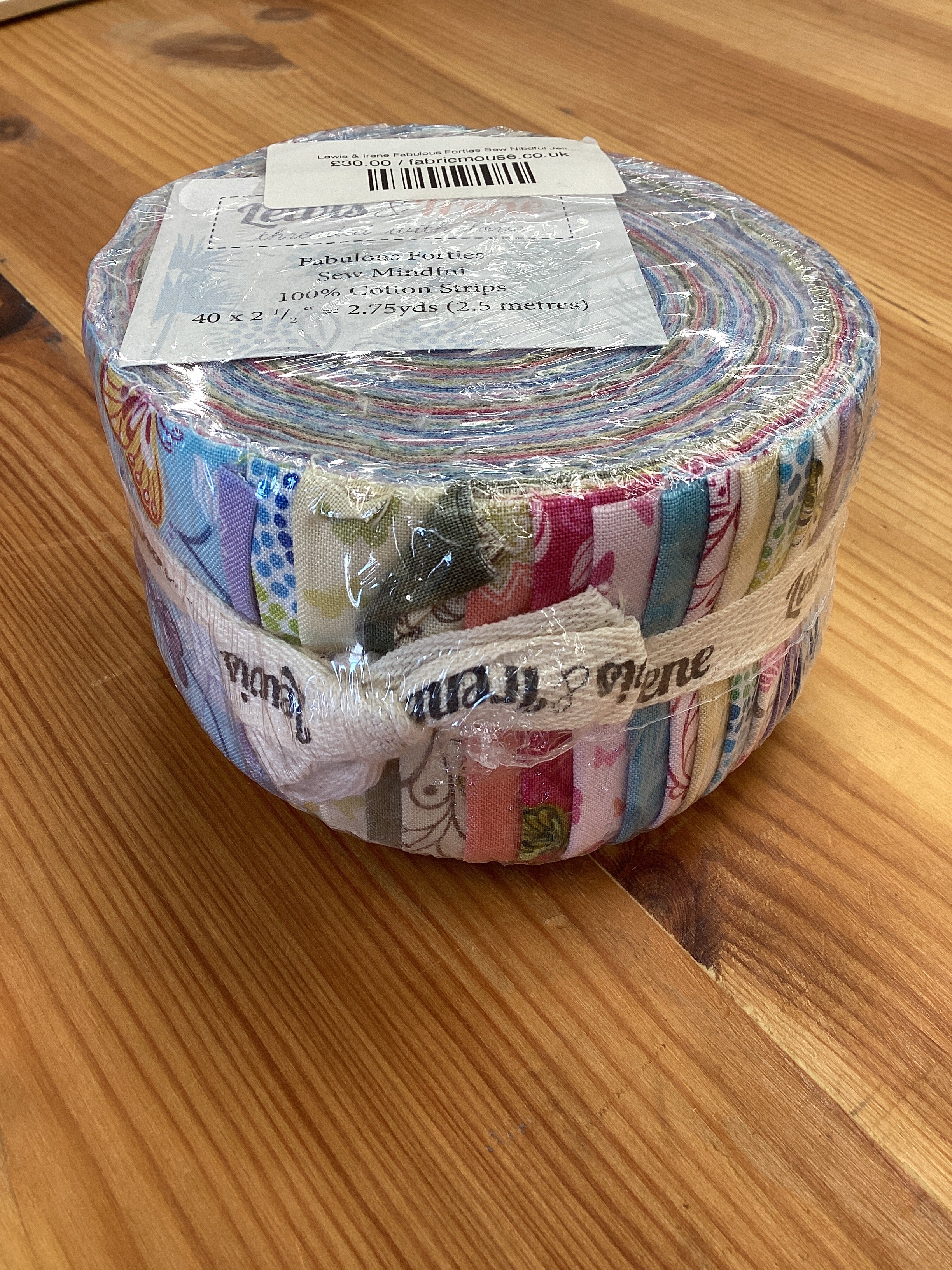 Fabulous Forties Sew Mindful | Lewis & Irene Jelly Roll