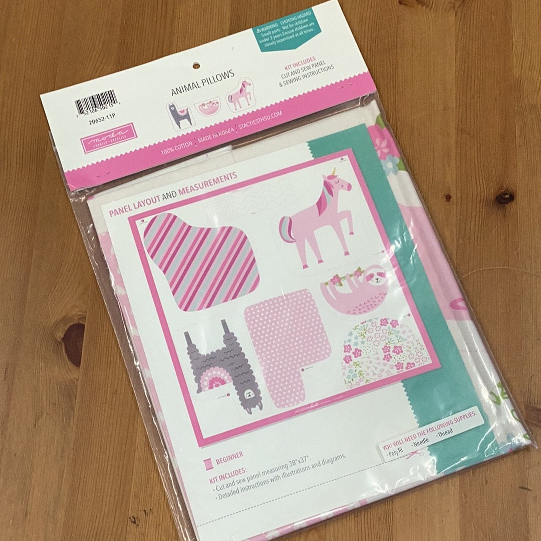 Cut Sew Create Animal Pillows | Moda