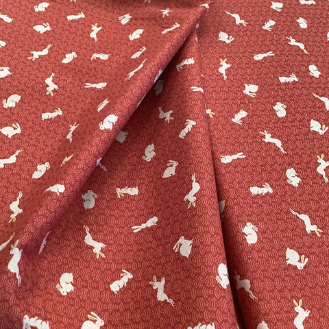 Sevenberry Rabbits | Authentic Japanese Fabric