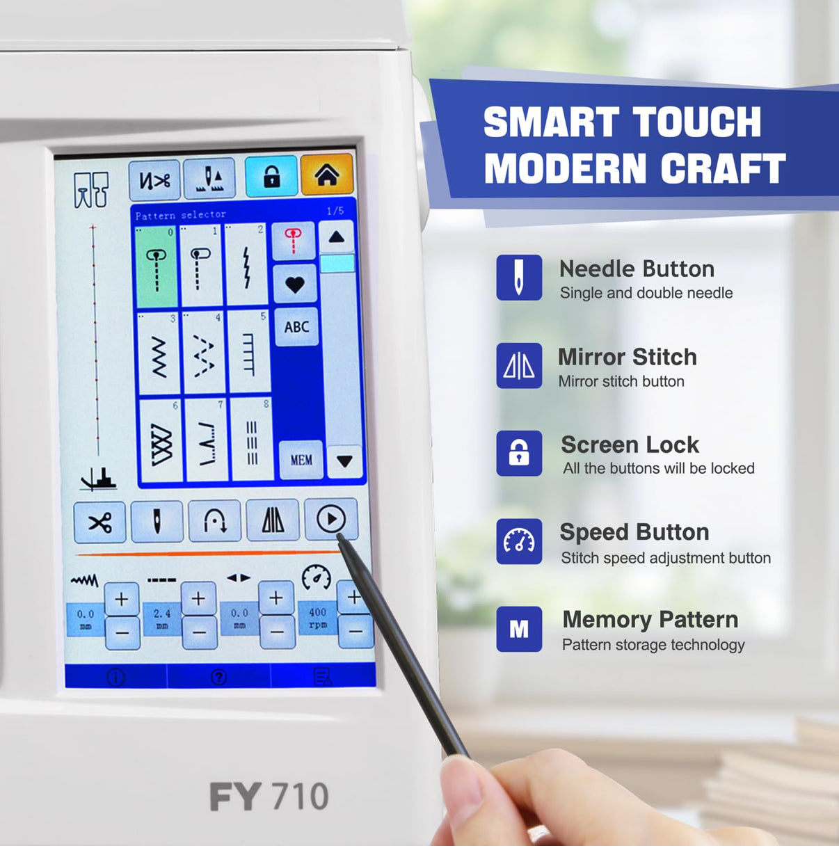 FY710 Sewing Machine | FEIYUE x Fabric Mouse