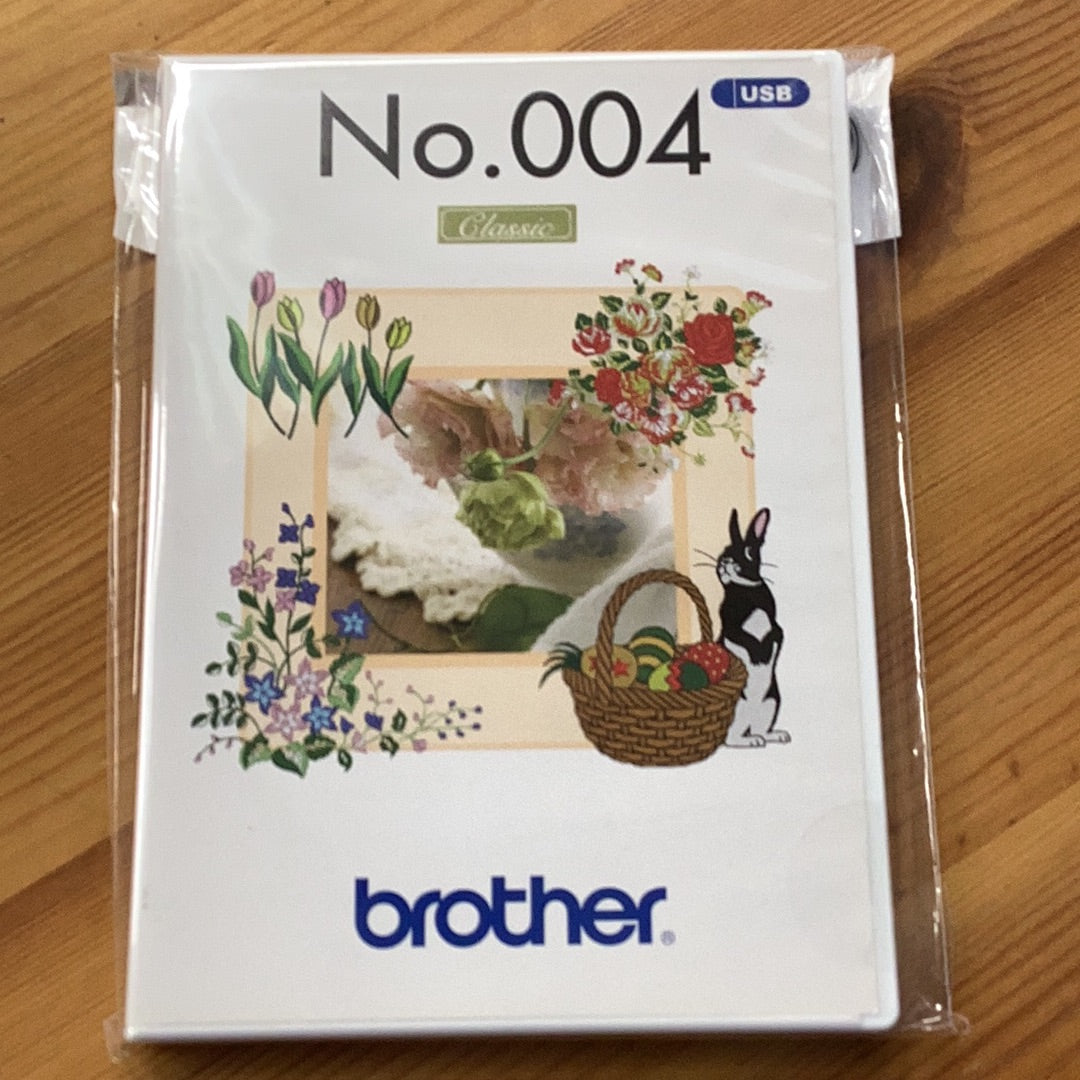 Brother BLECUSB4 Spring embroidery design USB packaging