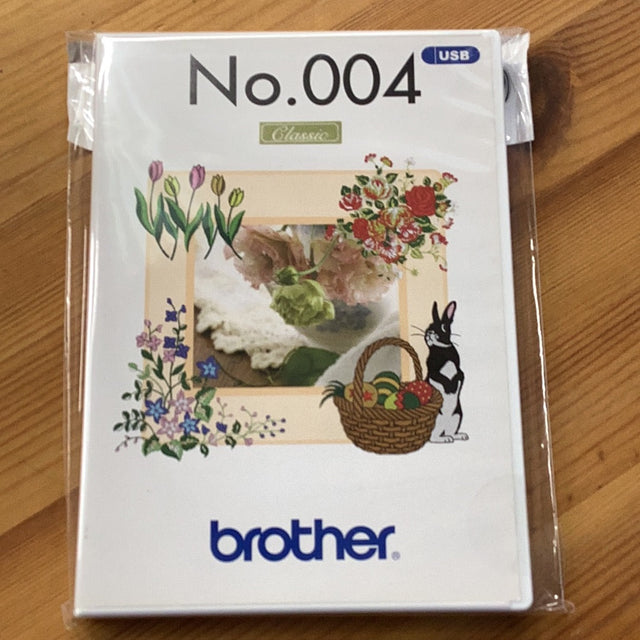 Brother BLECUSB4 Spring embroidery design USB packaging