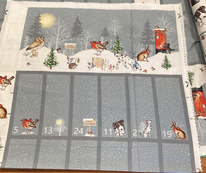 XP039 Winter Moon Advent Panel by Susan Wheeler 81400-1 | Nutex - Panel