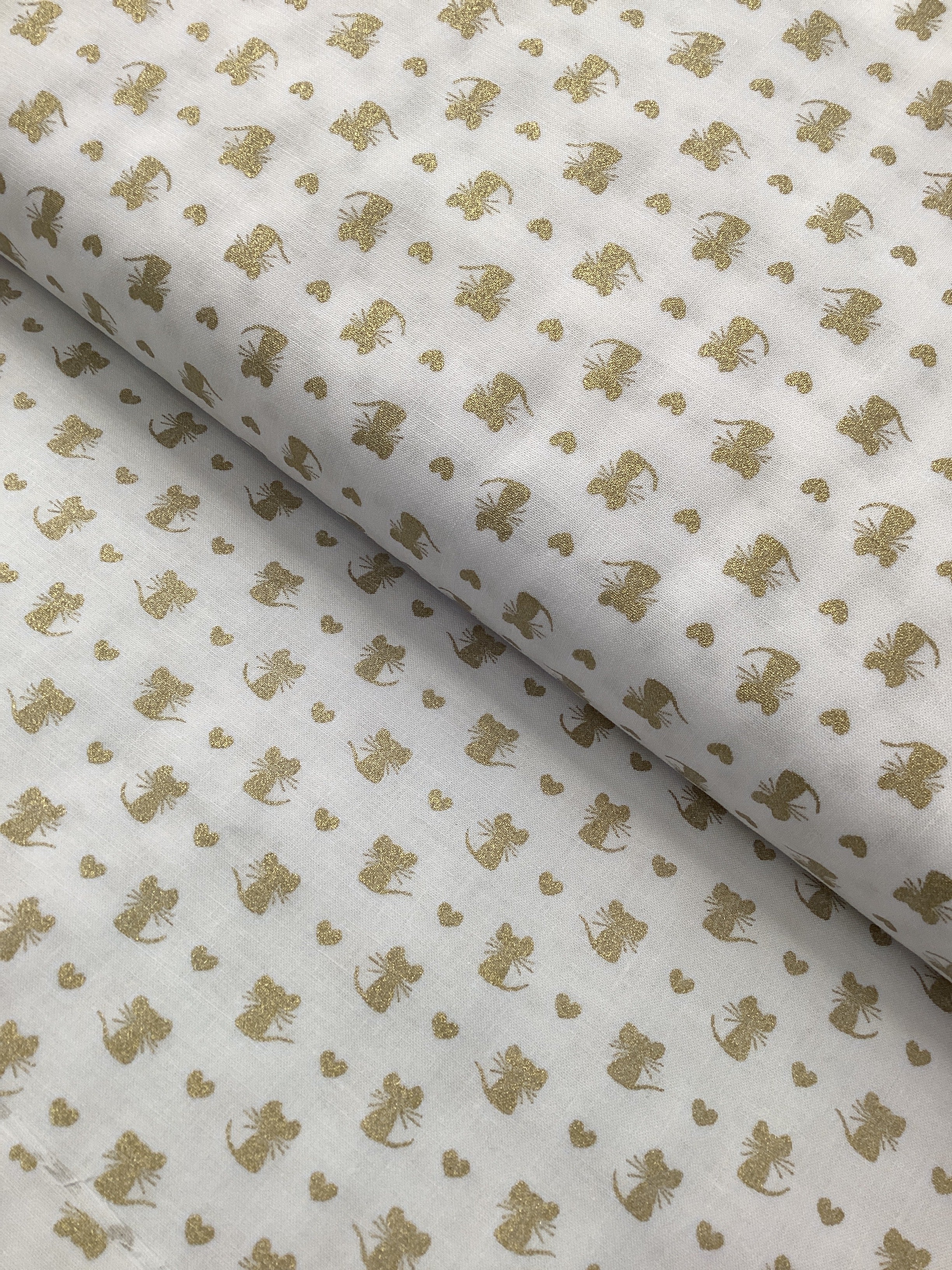 Nice Mice CM7620 White | Michael Miller - 1/2 Metre