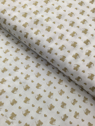 Nice Mice CM7620 White | Michael Miller - 1/2 Metre