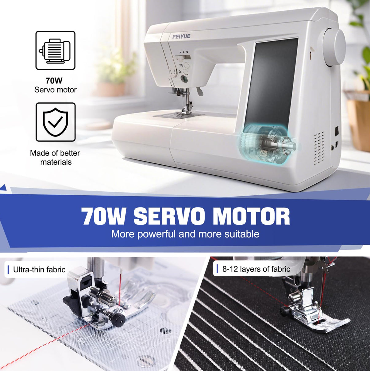 FY710 Sewing Machine | FEIYUE x Fabric Mouse