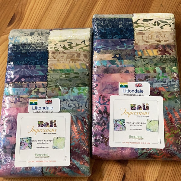 Impressions Triple-Dyed Batiks Strip-pies | Littondale