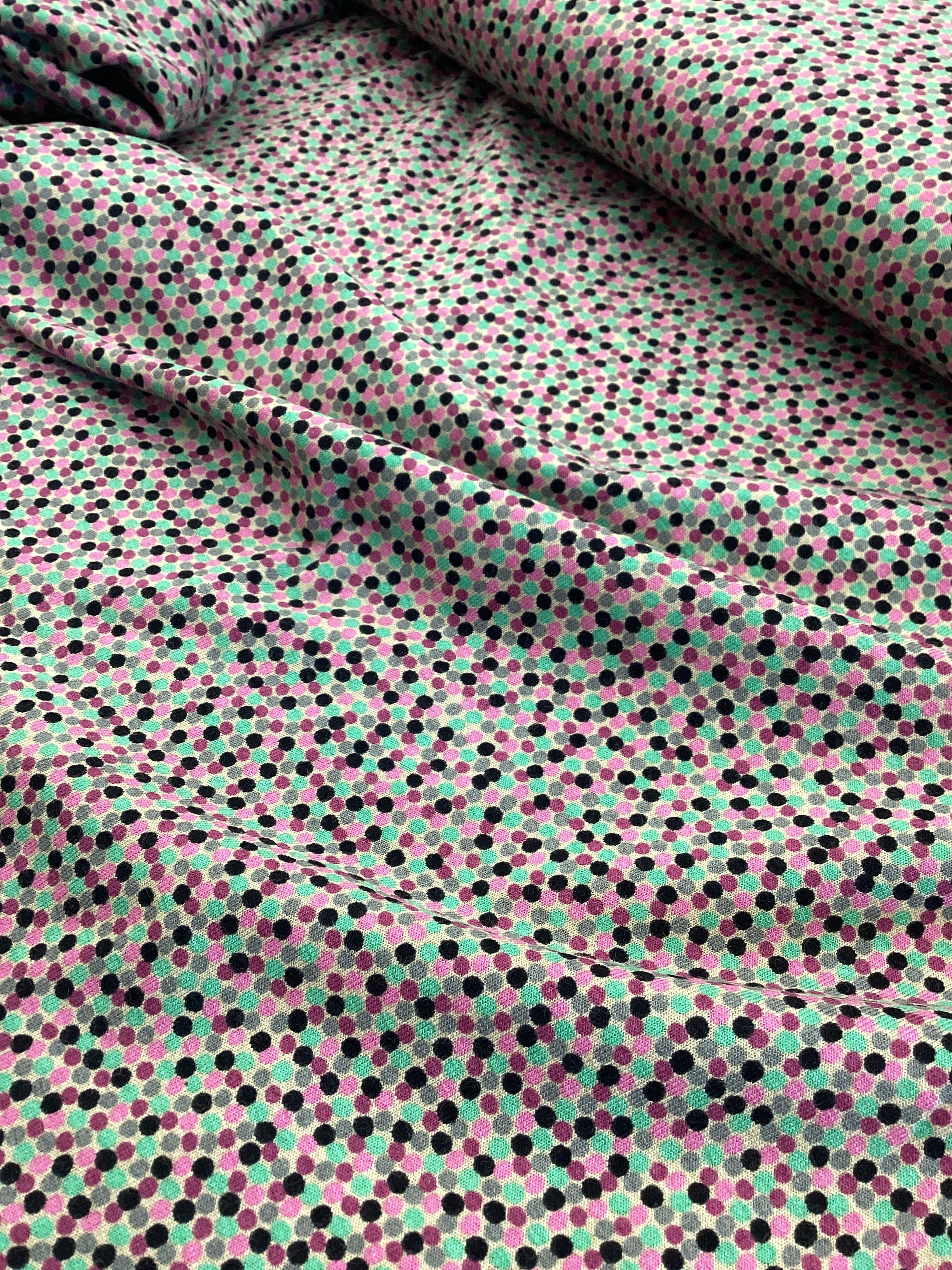 Multi-Dot Stretch Fabric |  Fabric - 1 Metre