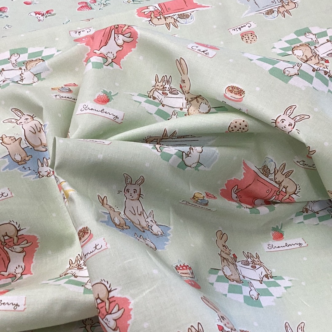 Bunnies & Cream C6020  -Penny Rose Fabrics- DB10 - 1/2 Metre