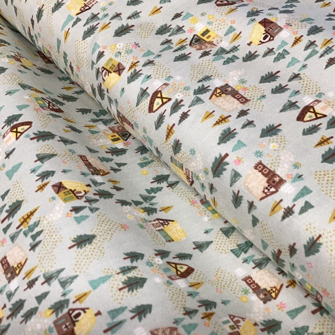 Goldilocks C5712 Teal -Riley Blake- DA24 - 1/2 Metre