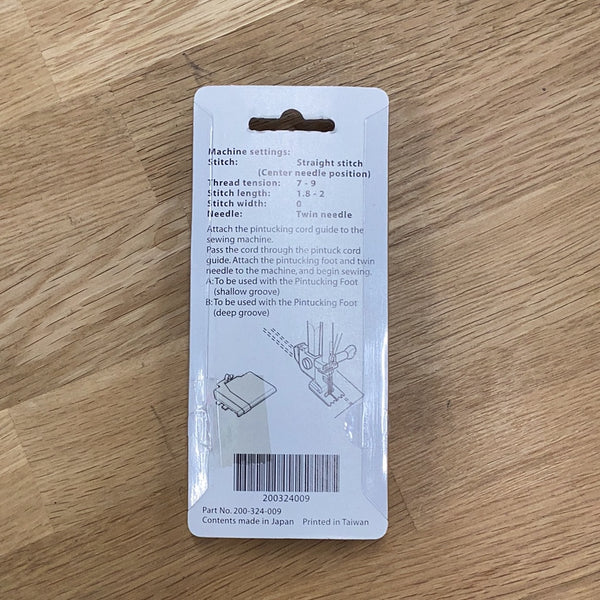 Janome Pintucking Cord Guides