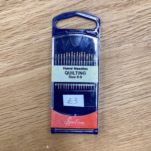 Hand Quilting Needles Size 8-9 | Sew Easy