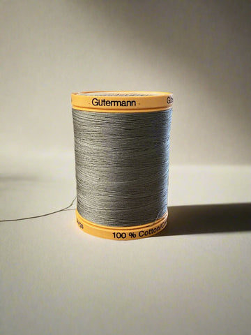 800m Grey 5705 - Gutermann Natural Egyptian Cotton Quilting Thread