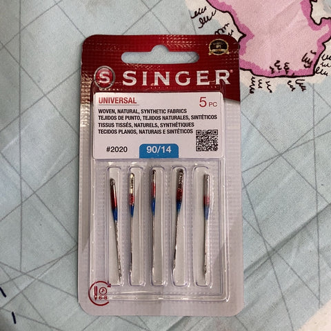 Singer Needles for medium weight fabrics (2020) 90/14