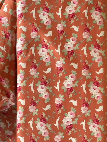 481226 Rabbit & Roses Ginger | Tilda Quilt Collection Collection - 1/2 metre