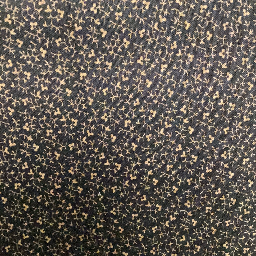 Peppercorn Cotton Fabric Black | Andover Pattern 9746 - 1/2 metre