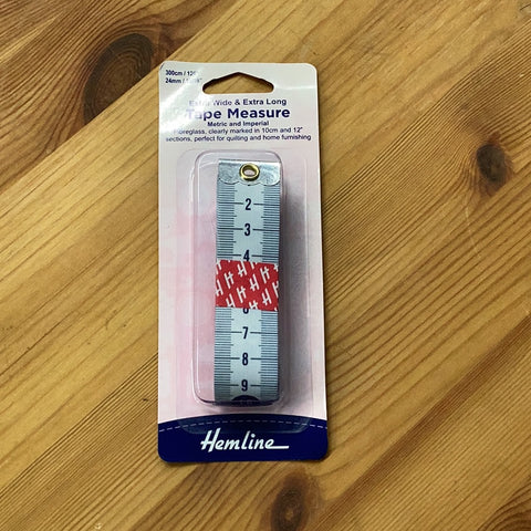 Hemline Extra Wide & Extra Long Tape Measure