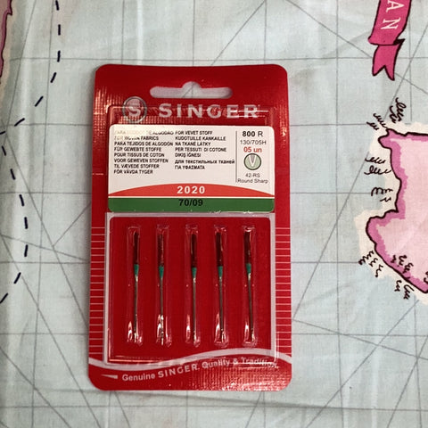 Singer Needles for sheer fabrics (2020) 70/09