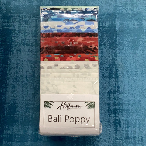 Yankee Hoffman Bali Poppy Batik Strips #668 | Last Pack