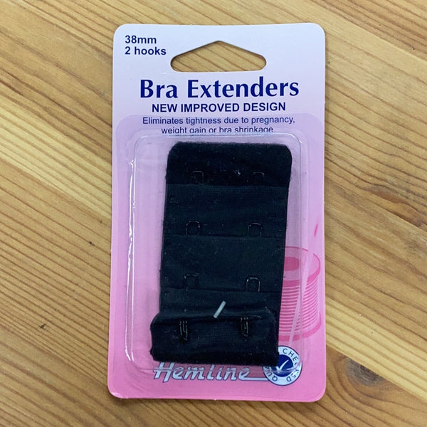 Hemline 38mm Bra Extender Blk