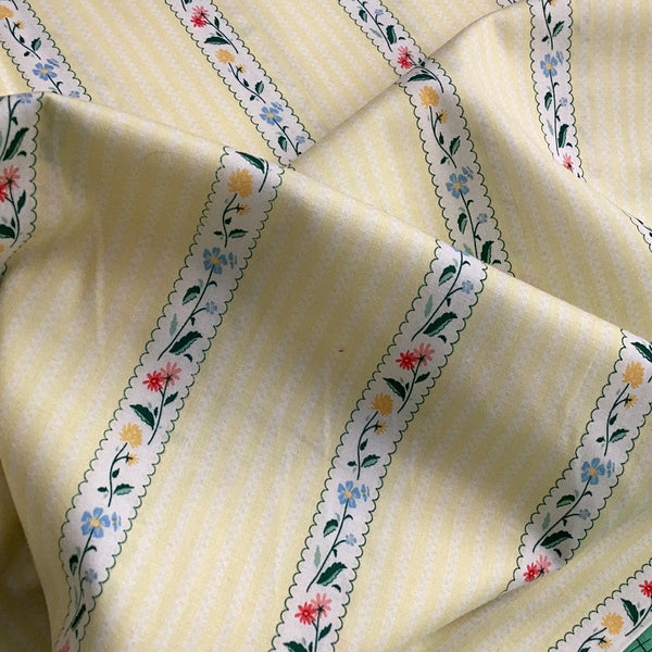 Bunies & Cream C6023 Yellow -Penny Rose Fabrics- DB16 - 1/2 Metre