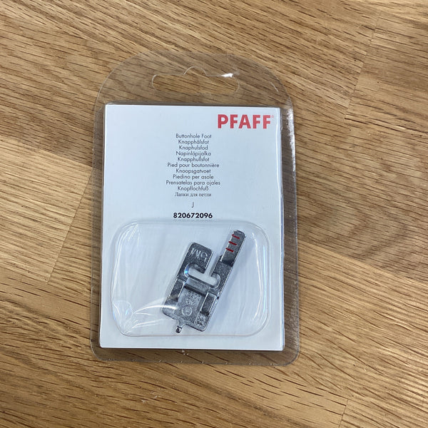 Pfaff Manual Buttonhole Foot, Groups J/K/L | 820672096