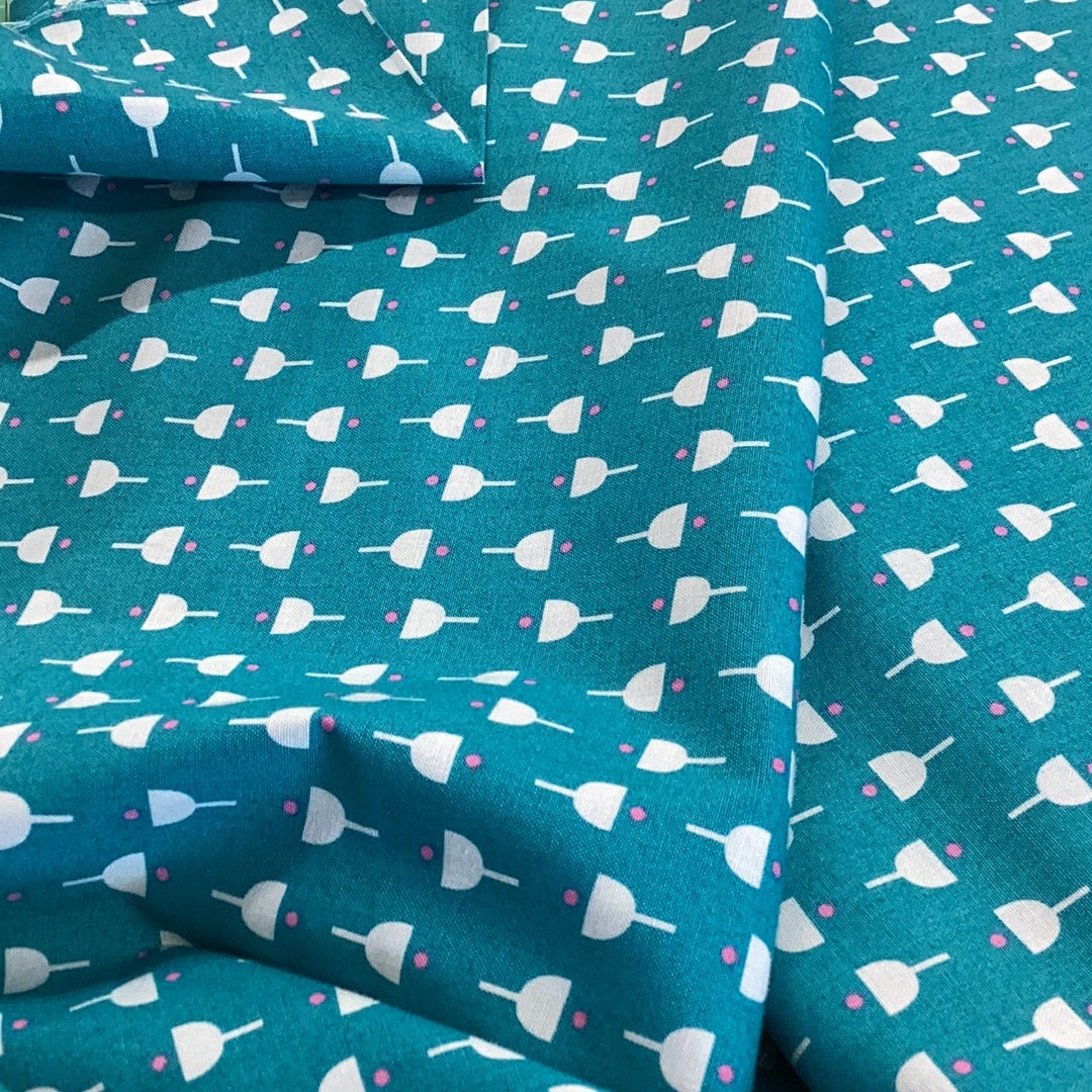 Confetti by Rachel Cave CONF1240 Teal | Dashwood Studio - 1/2 metre