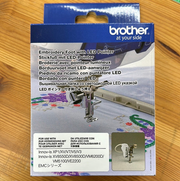Brother Embroidery foot with LED pointer FLED1 XF4168-001