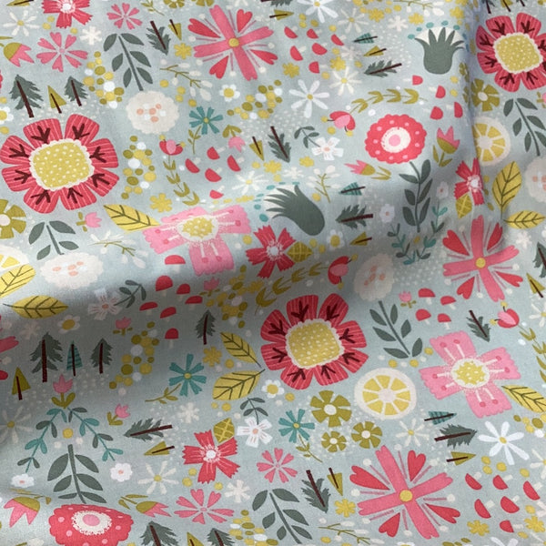 Goldilocks C5711 Teal -Riley Blake- DA23 - 1/2 Metre