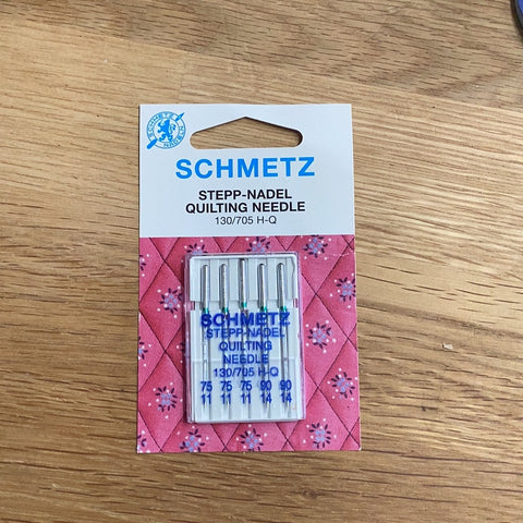 Schmetz Stepp-Nader Quilting Needle 130/705 H-Q 75/11 + 90/14