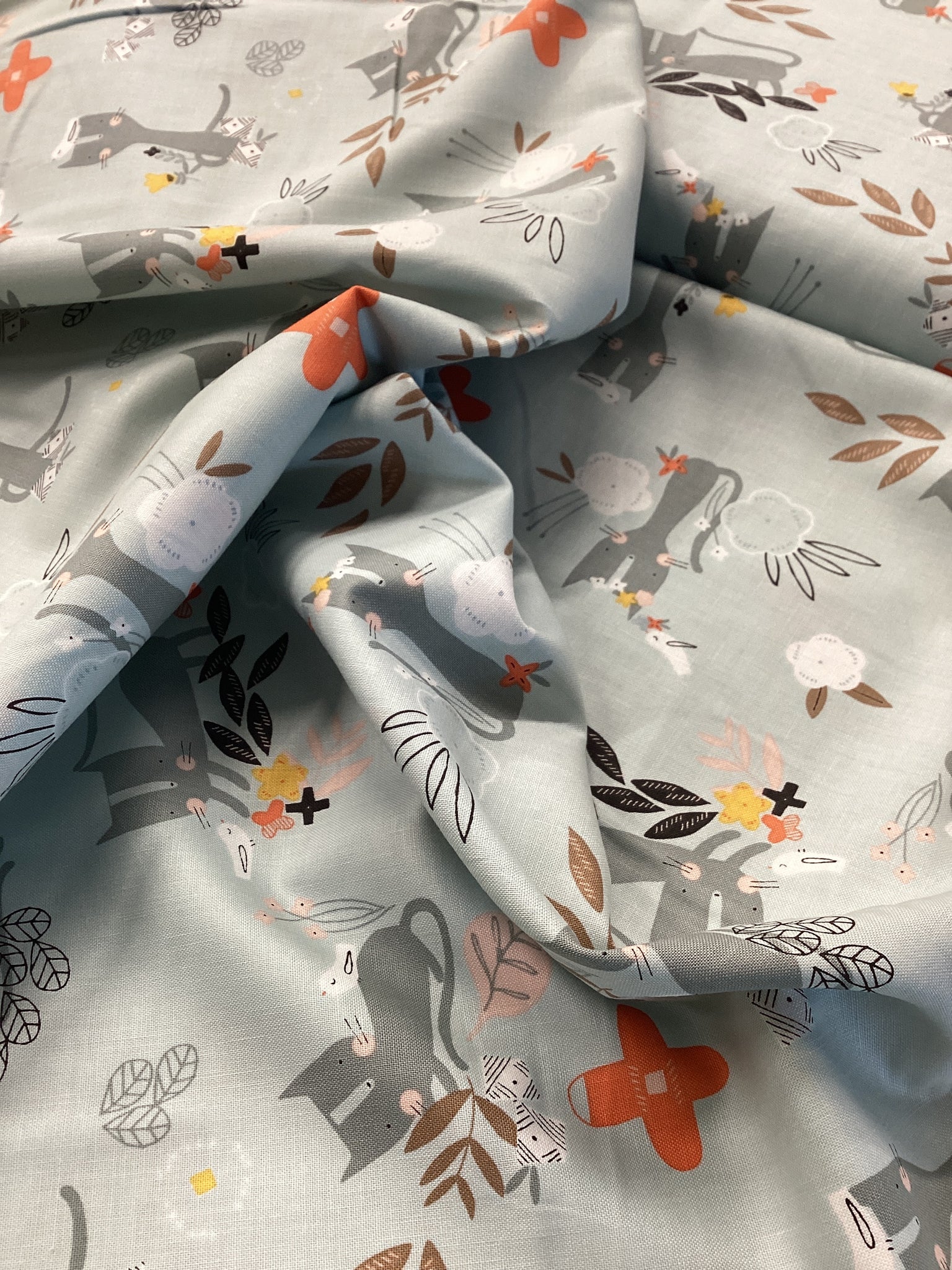 Emi & the Bird EMI1401 Lt Grey | Dashwood Studio - 1/2 Metre