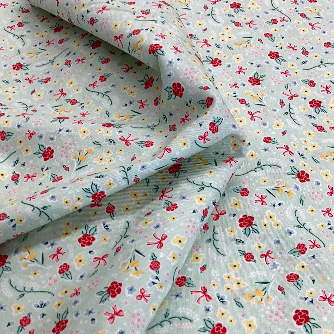 Bunnies & Cream C6022 Mint -Penny Rose- DB26 - 1/2 Metre