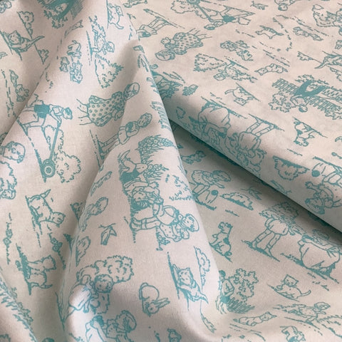 Garden Toile by Holly Holderman LH14015 | LakeHouseDryGoods.com - 1/2 Metre