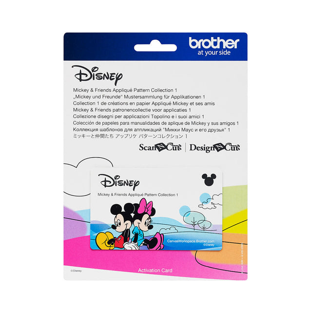 Brother ScanNCut Mickey & Friends Applique Pattern Collection 1 CADSNP03