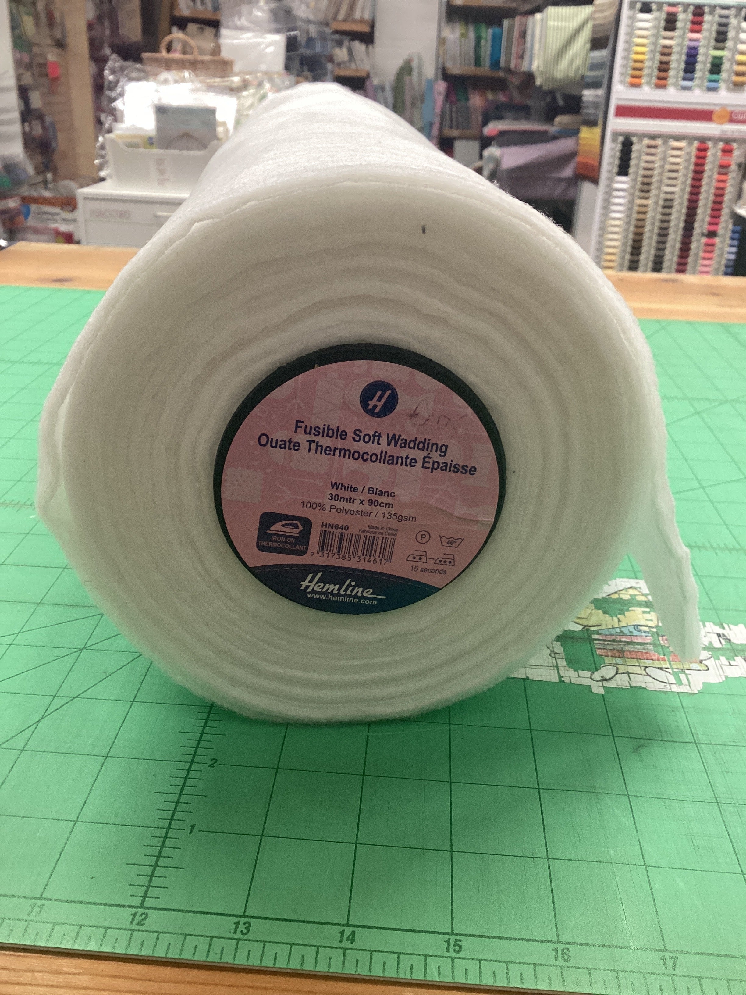Hemline HN640 Fusible Soft Wadding 90cm wide