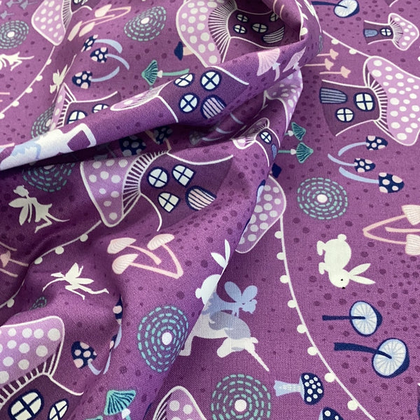 Fairy Nights D#A403 Purple | Lewis & Irene - 1/2 metre