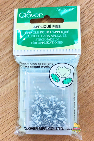 Clover Applique Pins